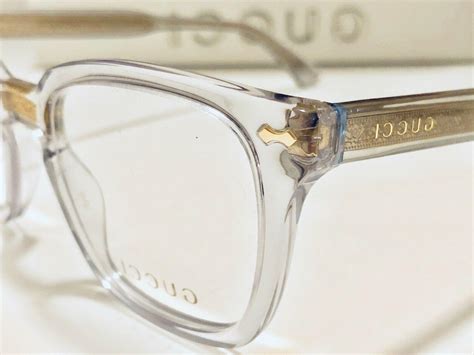 clear Gucci prescription glasses